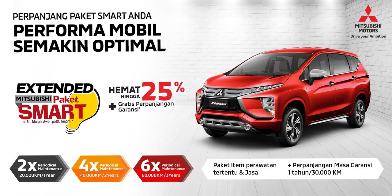 Share service Xpander di Bengkel resmi Mitsubishi menggunakan paket