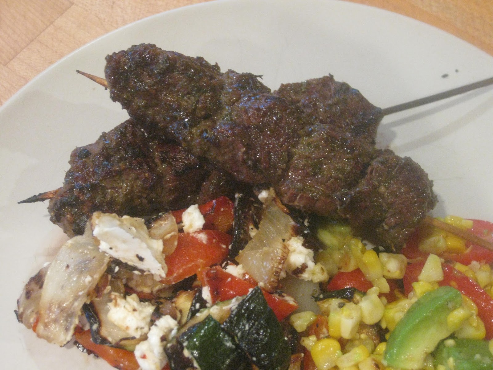 Almost Wasted Balsamic Chimichurri Beef Brochettes