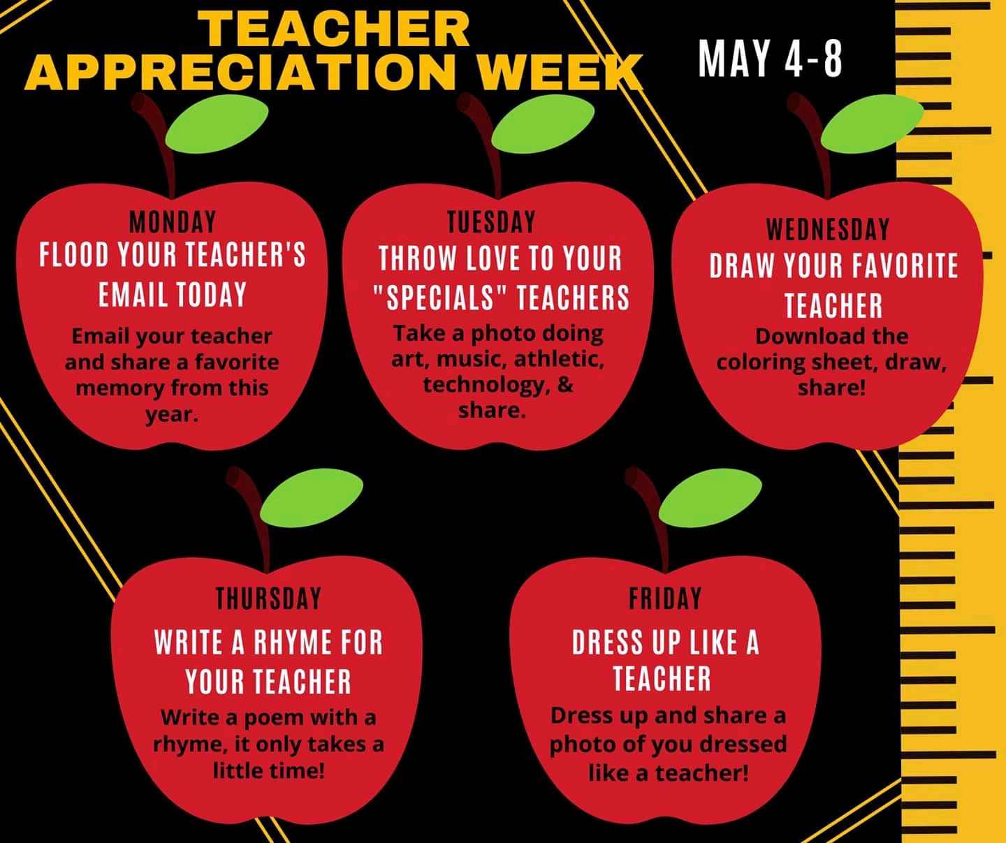 Teacher Appreciation Week.