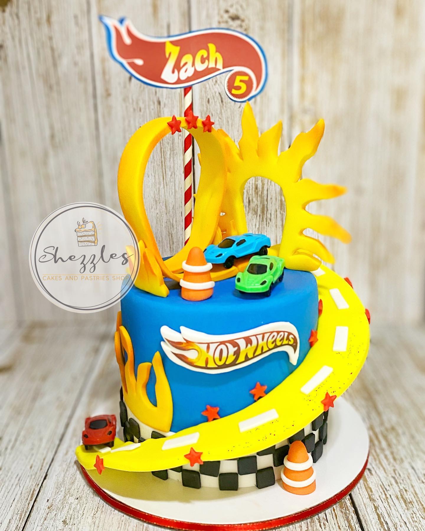 SHEZZLES Cakes and Pastries Hot Wheels Cake
