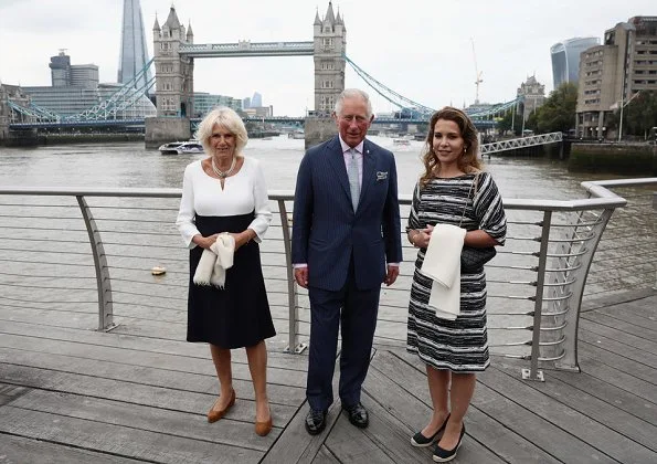 Prince Charles, Duchess of Cornwall and Princess Haya of Jordan visited Maiden Yacht. Maiden Factor Foundation