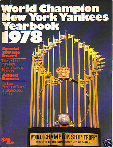 1971 New York Yankees Yearbook NRMT 