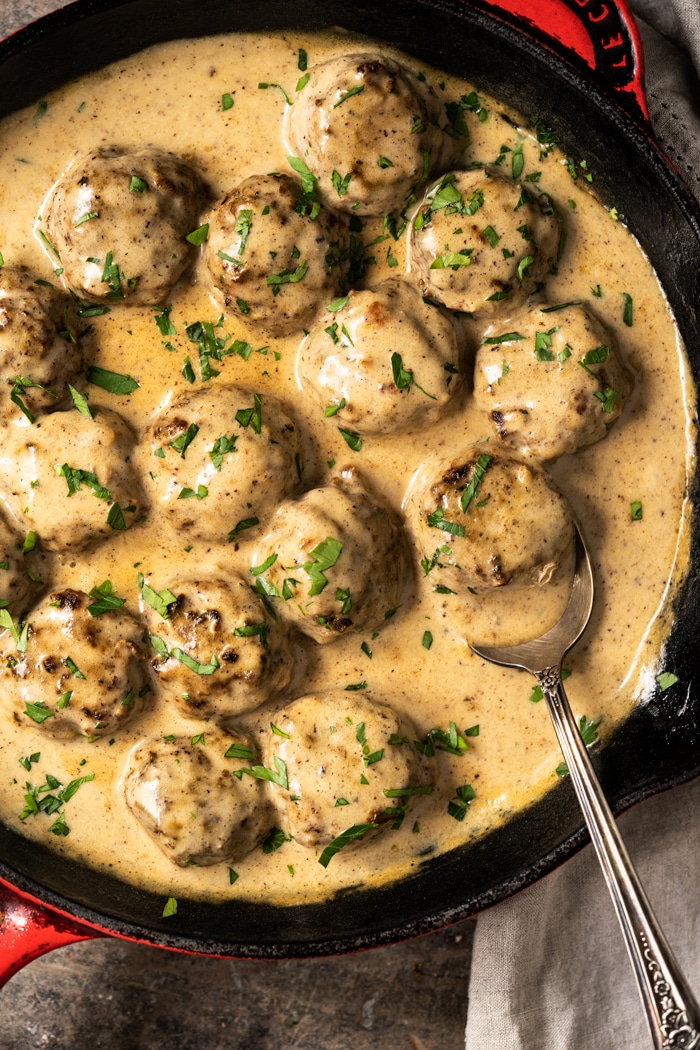 Swedish Meatballs (A Family Recipe!) 🇸🇪 gluten free & keto CRAVING RECIPE