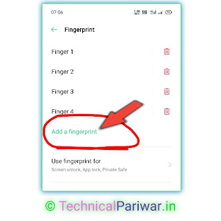 Add finger print for whatsapp