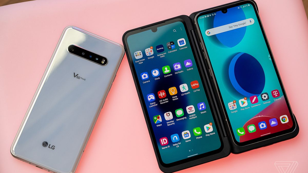 lg mobile phones 2020 LG V60 ThinQ 5G Goes Official With Dual-Screen, Snapdragon 865 And 5,000mAh Battery - Kickedface