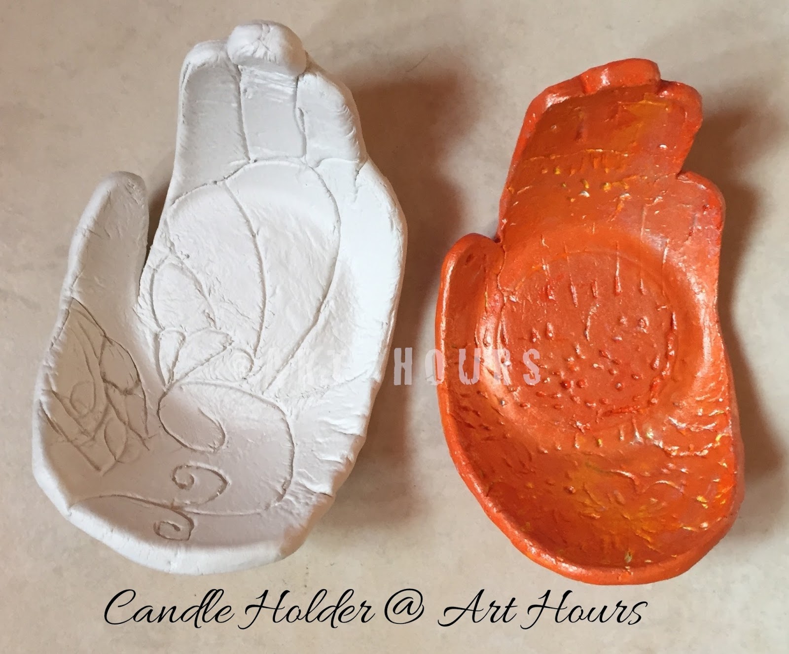 ArchGuide Diya or Candle Holder Tutorial using Air Dry Clay