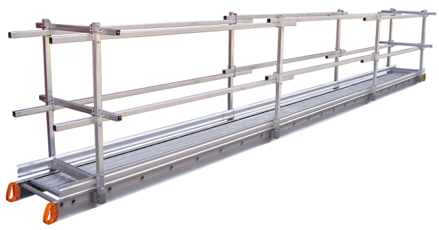 scaffold safety rails