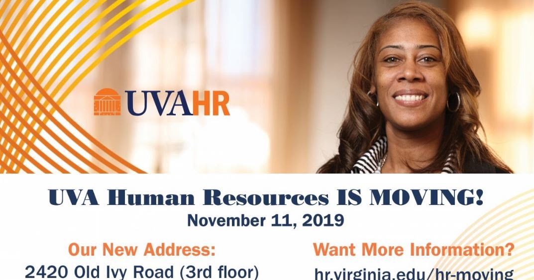 UVA Finance Reminder UVA HR is now on Old Ivy Road