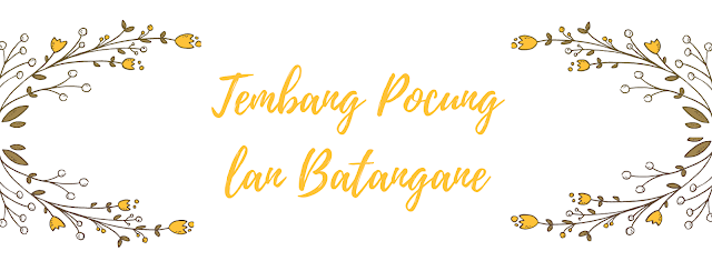 Cangkriman Tembang Pocung Tembang Pocung lan Batangane
