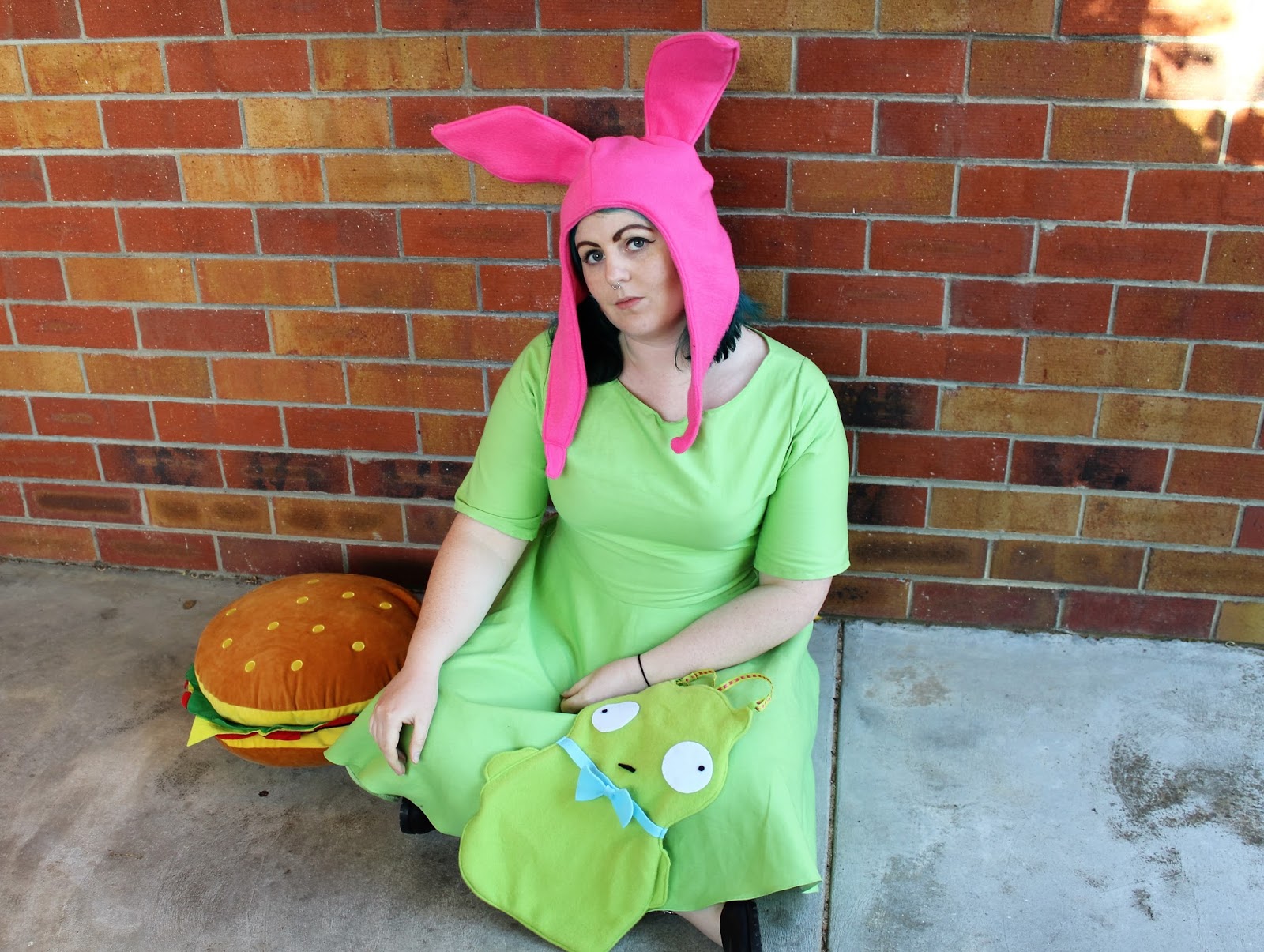 Sew a Louise Belcher / Bob's Burgers Hat  Diy bunny ears, Bobs burgers, Hat  patterns to sew