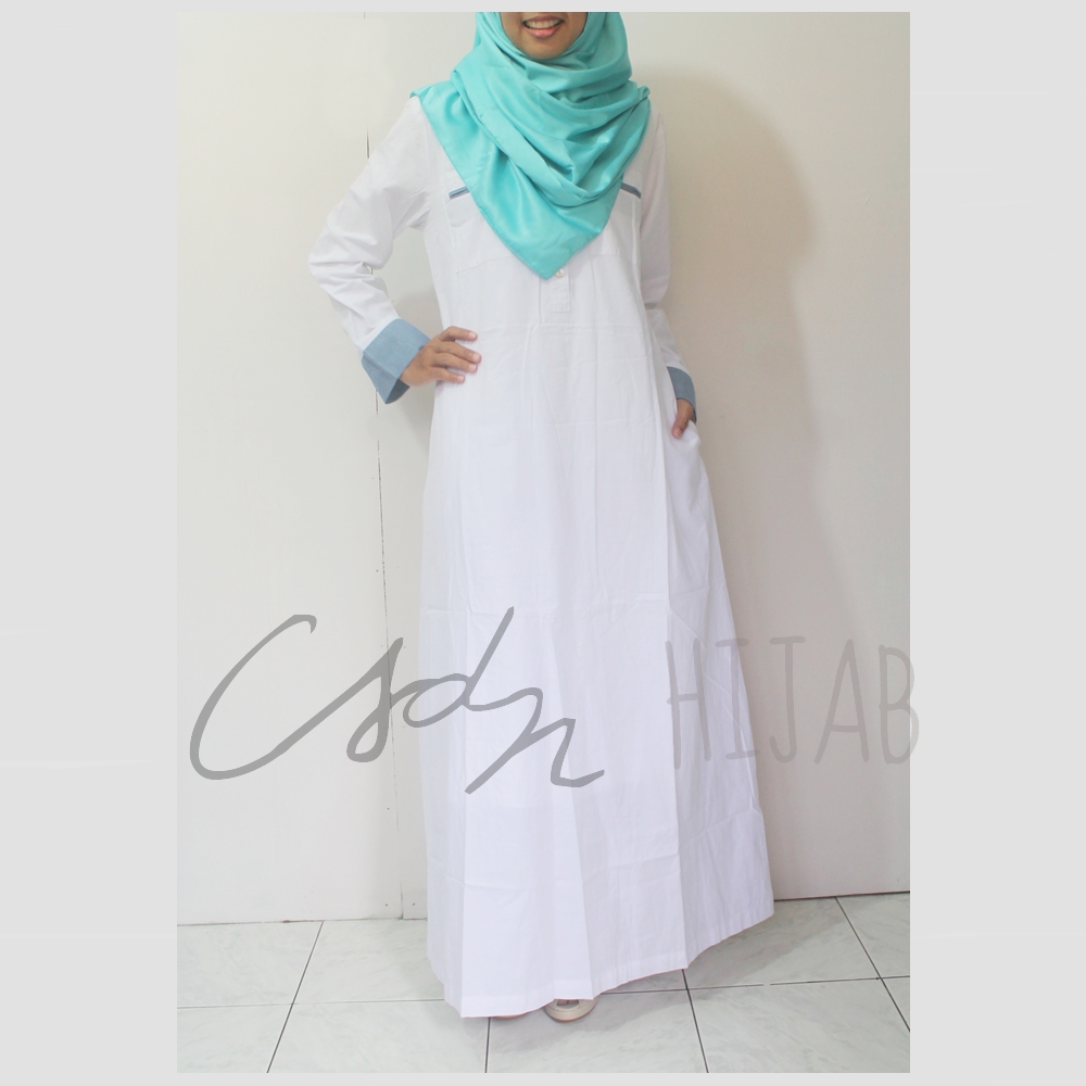 gamis katun putih untuk umroh le couture csdn gamis katun putih untuk umroh le couture csdn