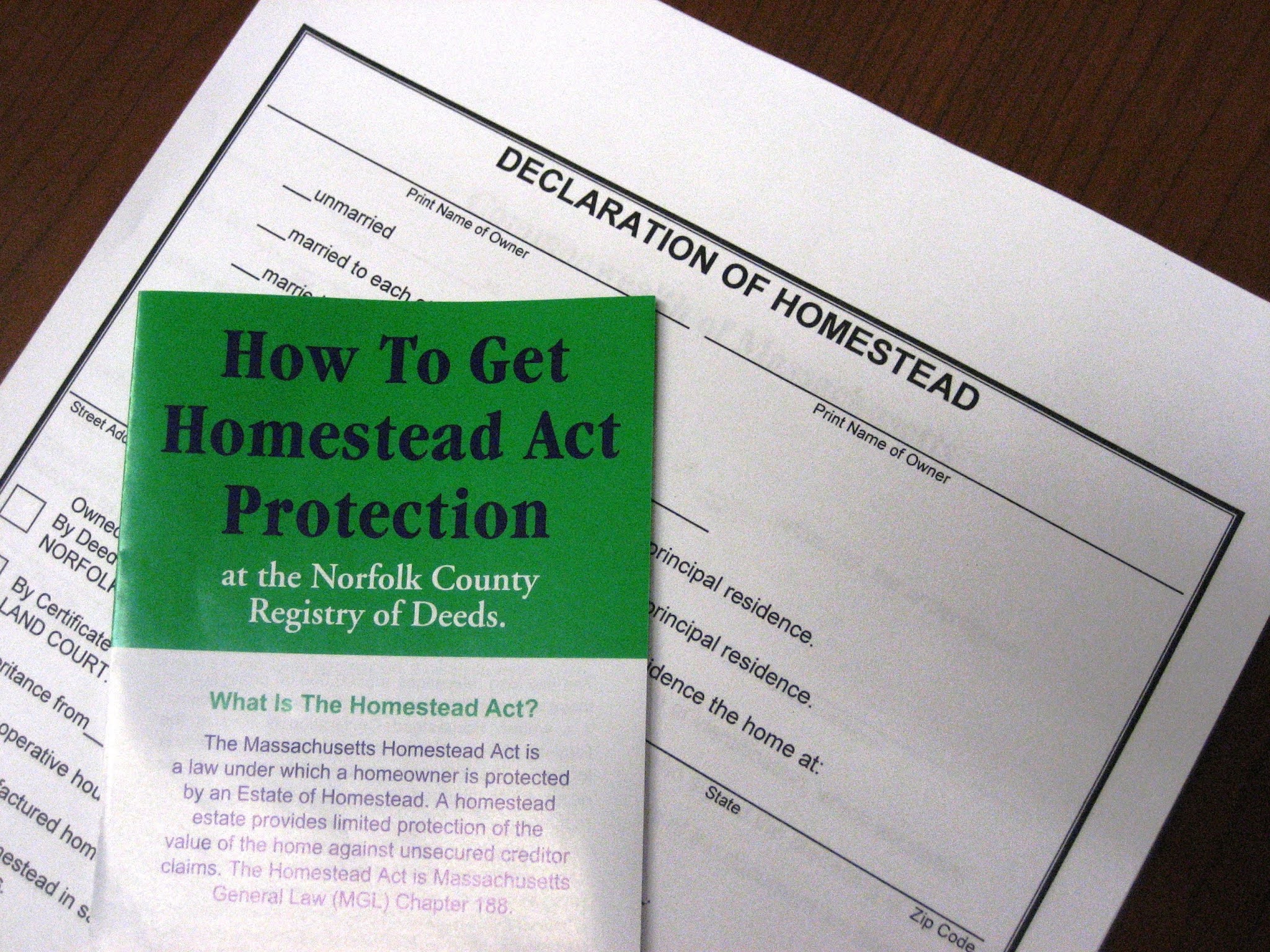 Franklin Matters Register O'Donnell Promotes Homestead Act
