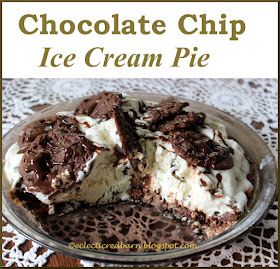 Eclectic Red Barn: Double Chocolate Chip Ice Cream Pie