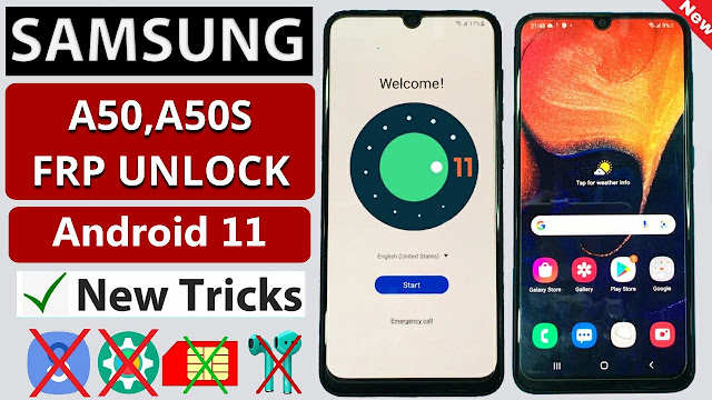 Samsung A50 FRP Bypass Google Account Lock Android 11