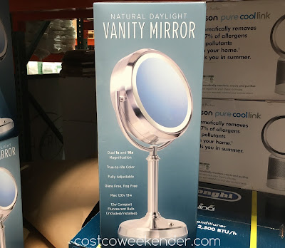 Costco 1089081 - Sunter Natural Daylight Vanity Mirror - great for putting on or removing makeup