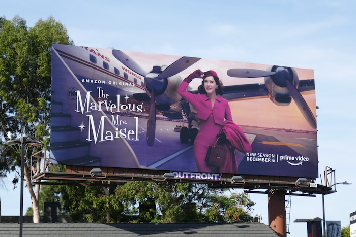The Marvelous Mrs. Maisel season 3 billboard Olympic Boulevard Marvelous Mrs Maisel season 3 billboard