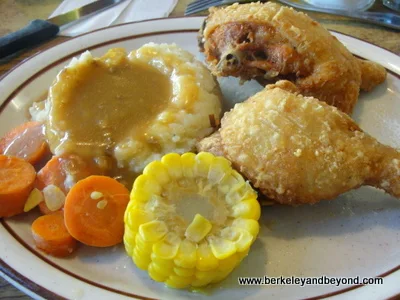 deep-fried broasted chicken at Ole's Waffle Shop in Alameda, California