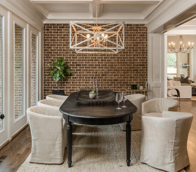 Brick Dining Room Design Wall Decoration