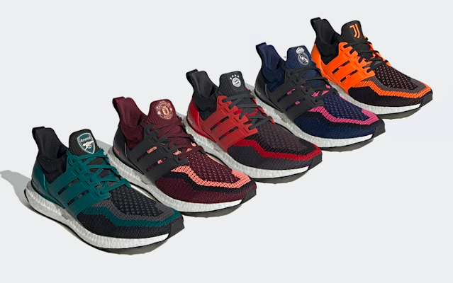 giày Adidas UltraBoost phiên bản các đội bóng hàng đầu châu Âu