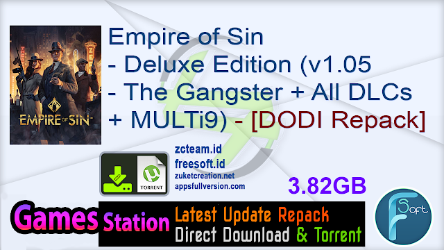 Empire of Sin – Deluxe Edition (v1.05 – The Gangster + All DLCs + MULTi9) – [DODI Repack]