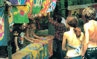 tie-dyed t-shirt woodstock