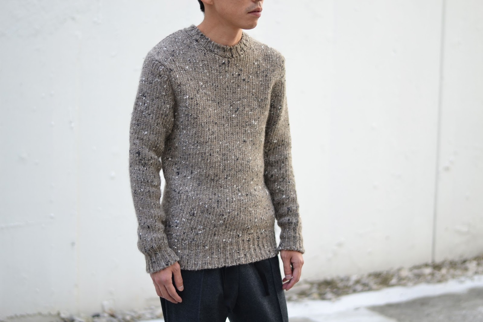 【専用】サリバン 21AW shoulder pad knit sweater JOHN LAWRENCE SULLIVAN SHOULDER PAD KNIT