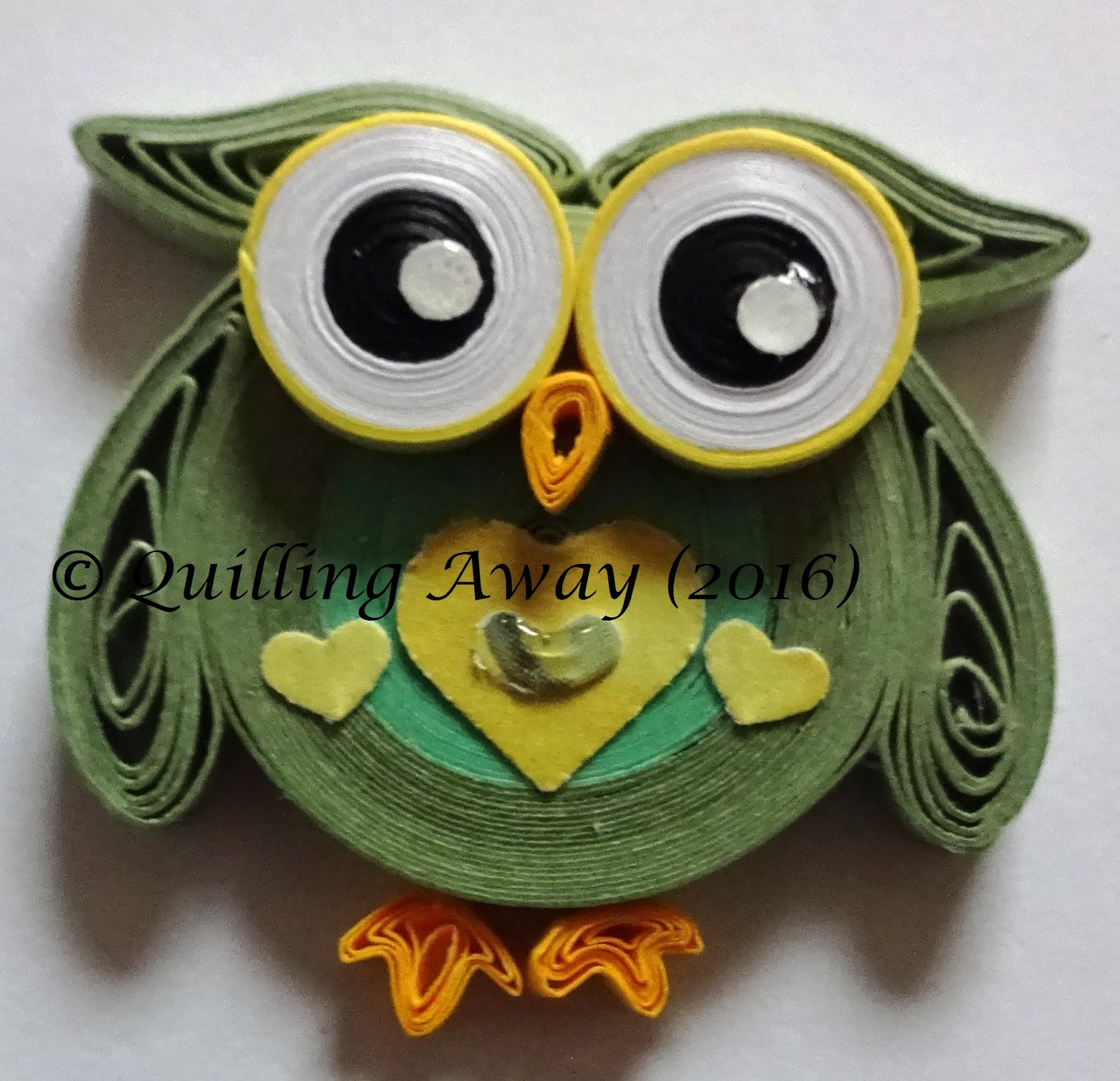 Quilling Away Quilled owls