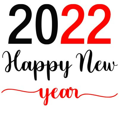 happy new year 2022 png multicolored