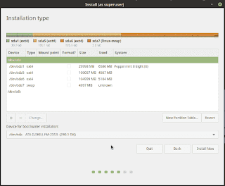 Manage harddisk partitions on the way of linuxmint19 installation Manage harddisk partitions on the way of linuxmint19 installation