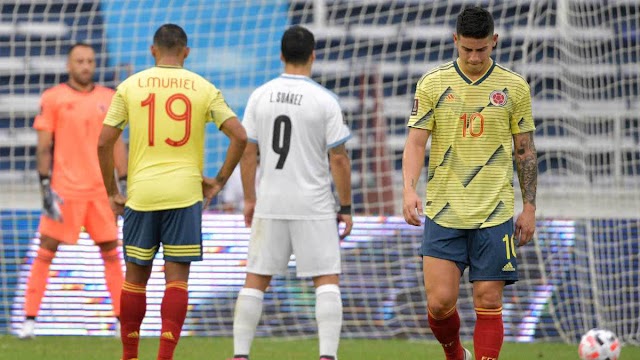 Goleada de Uruguay a la selección Colombia en Barranquilla