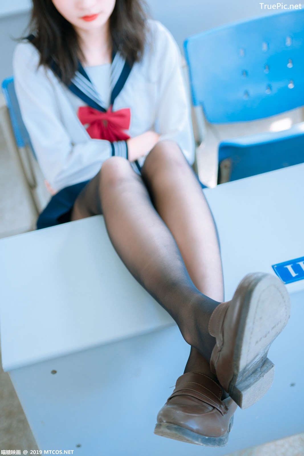 Image MTCos 喵糖映画 Vol.014 – Chinese Cute Model With Japanese School Uniform - TruePic.net- Picture-29