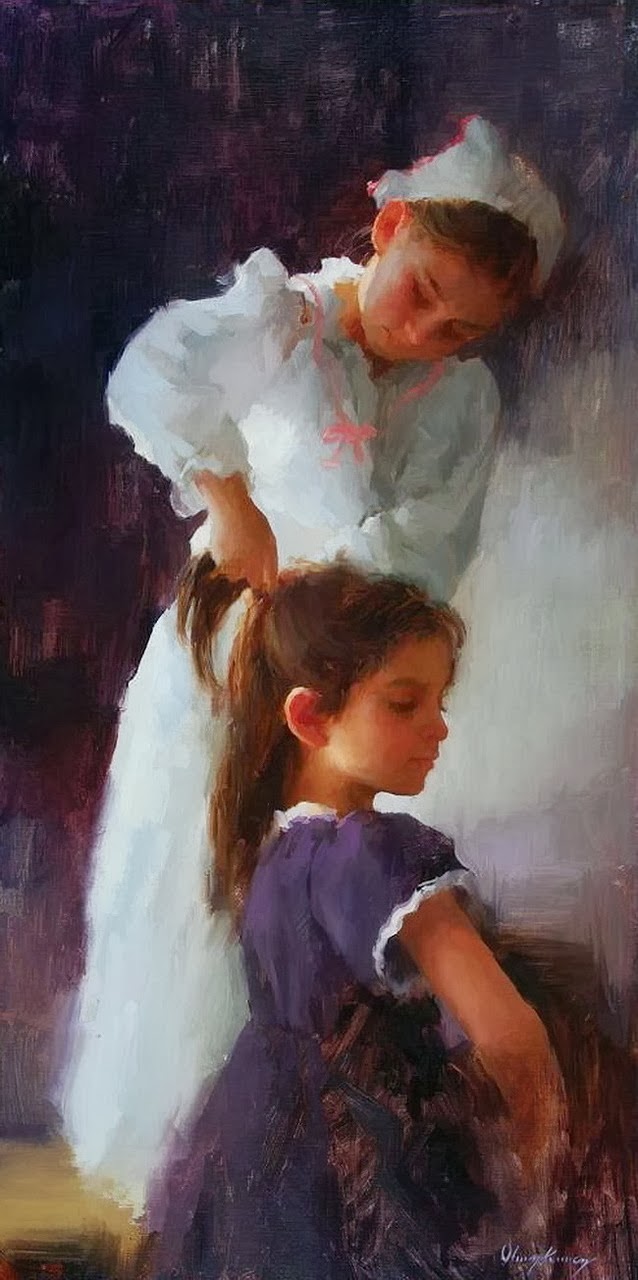Beautiful Childhood Paintings by Marci Oleszkiewicz | American Artist