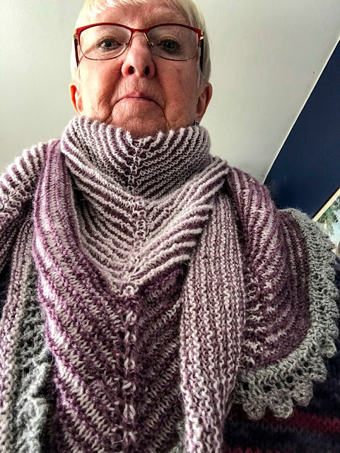 sjal, shawl, skymning sjal, shawl, skymning