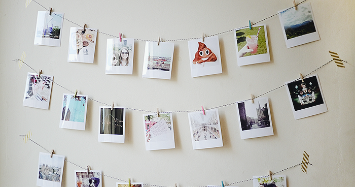 50 Baru Hiasan Dinding Foto Polaroid