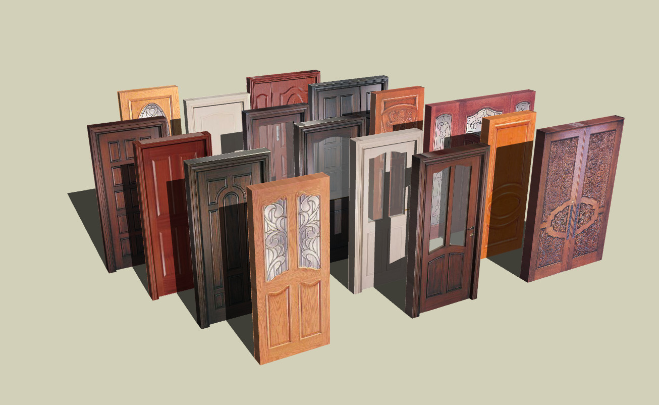 SketchUp Door Collection Civil Engineering