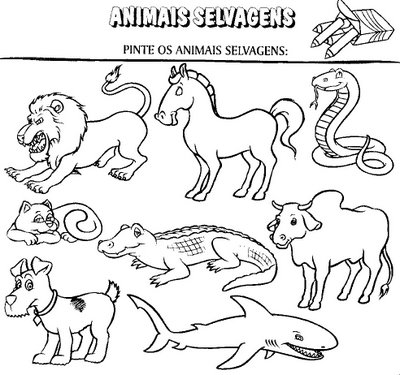 Imagens Para Colorir De Animais Selvagens Imagen Para Colorear Para receber atualizações do atividadesedesenhos.com. colorir de animais selvagens