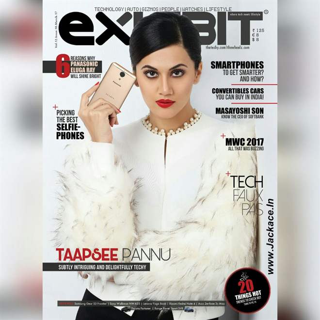 Taapsee Pannu Looks Tremendously Gorgeous On The Cover Of Exhibit Magazine