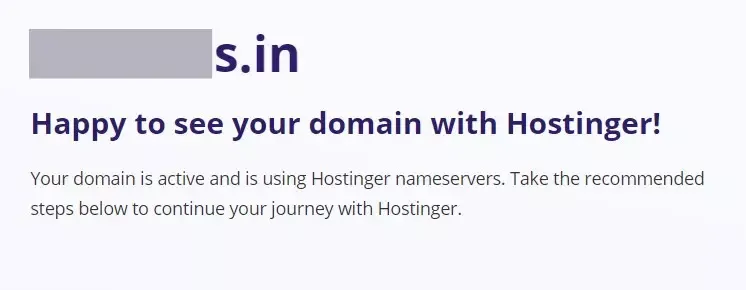 This domain is parked for free - Problem Solved for Hostinger.in