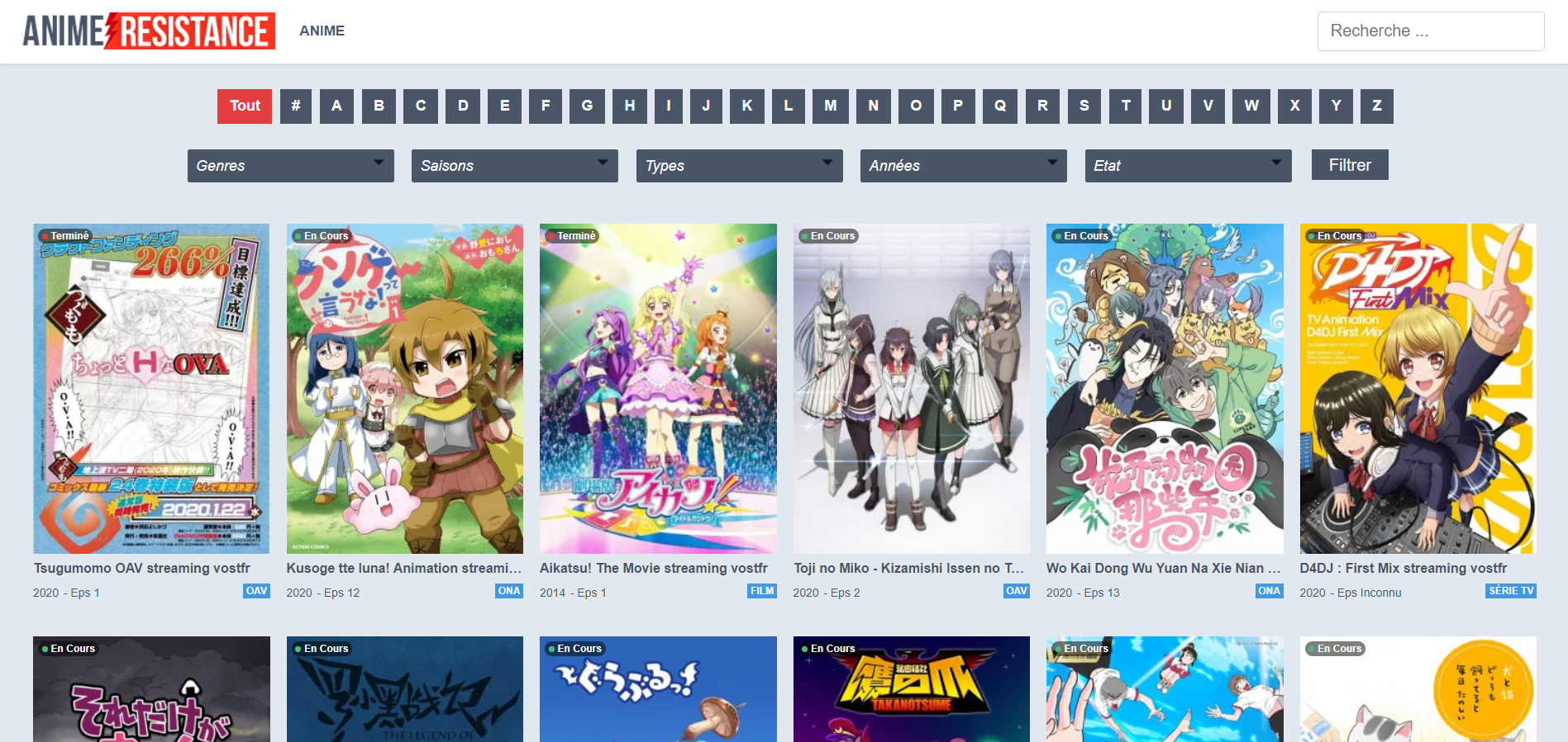 TOP 10 DES MEILLEURS SITES DE STREAMING POUR REGARDER ET TELECHARGER GRATUITEMENT DES ANIMES EN