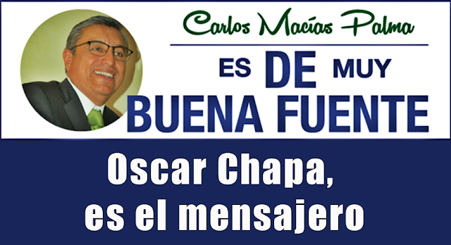 Oscar Chapa, es el mensajero
