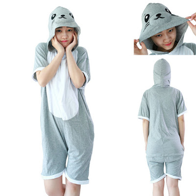 Seal Kigurumi animal onesies Pajamas Short Sleeve