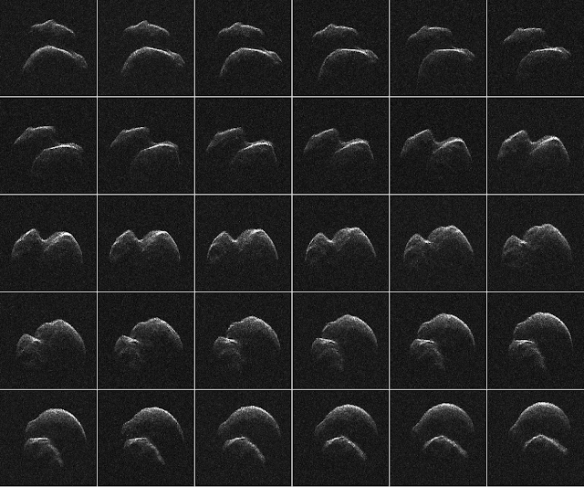 Fotos do asteroide The Rock, segundo a NASA