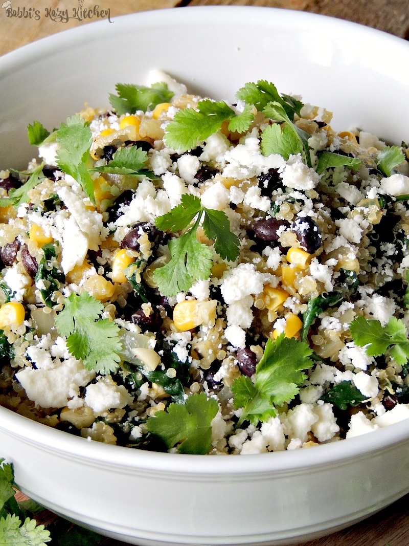 TexMex Black Bean Quinoa Salad Bobbi's Kozy Kitchen