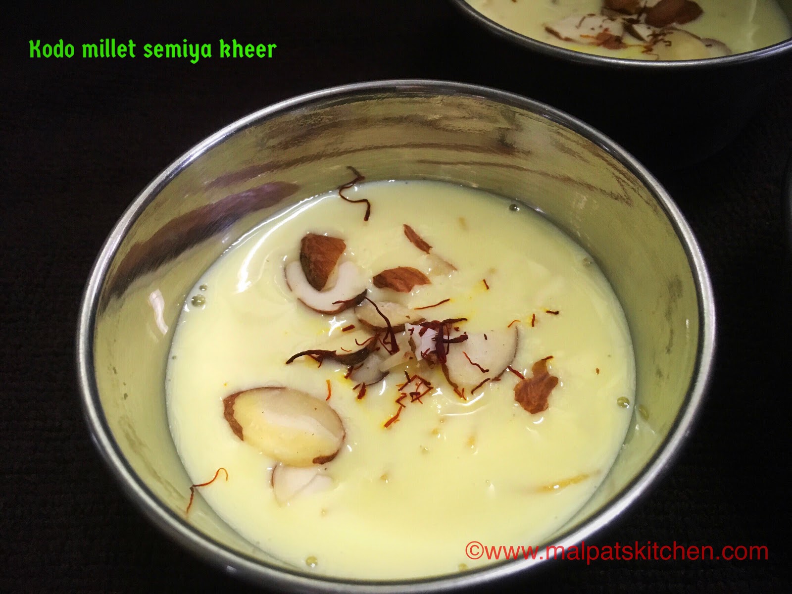 KODO MILLET KHEER, how to make a tasty and healthy kheer with millets Malpats Kitchen