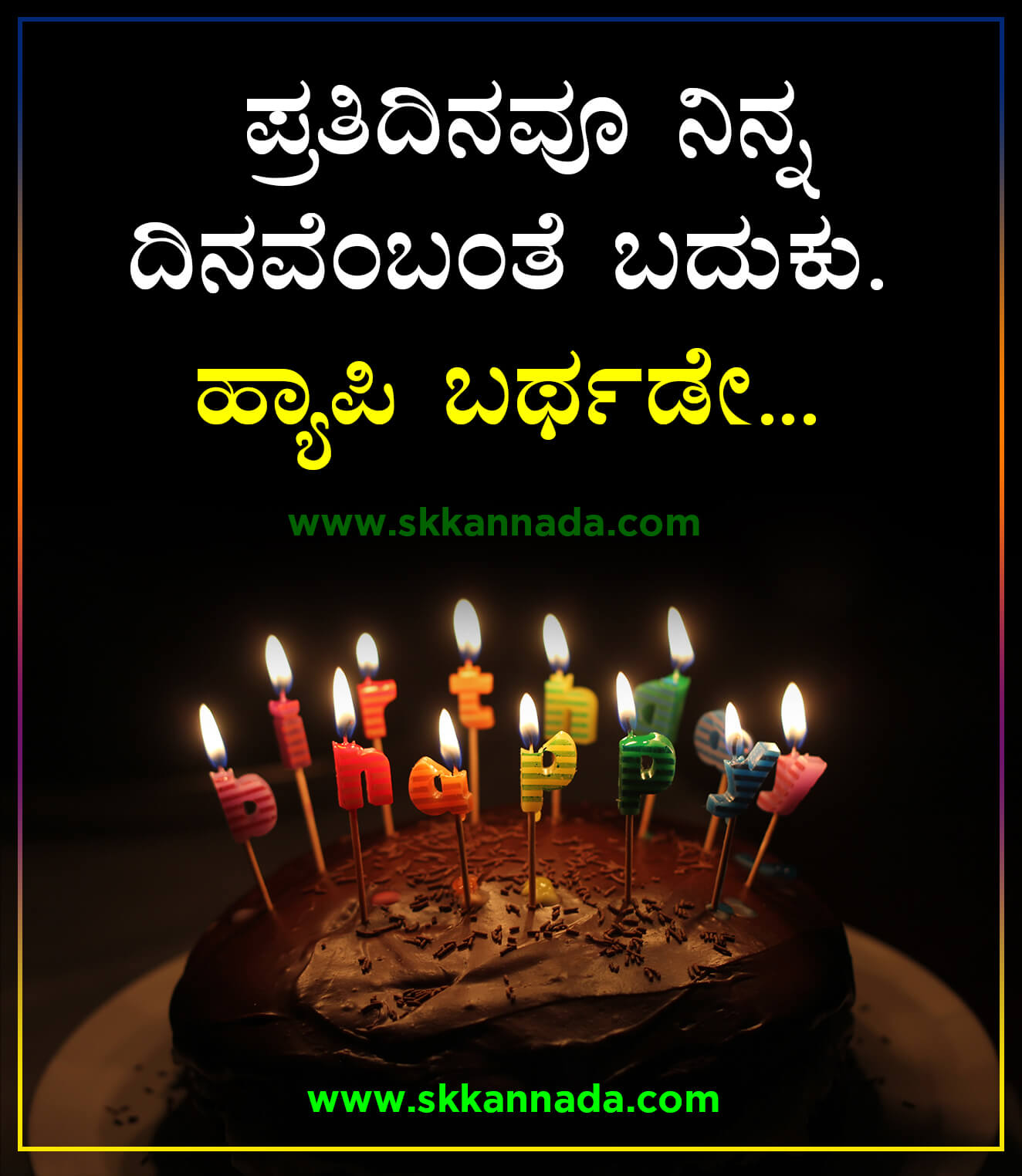 Happy Birthday Wishes in Kannada