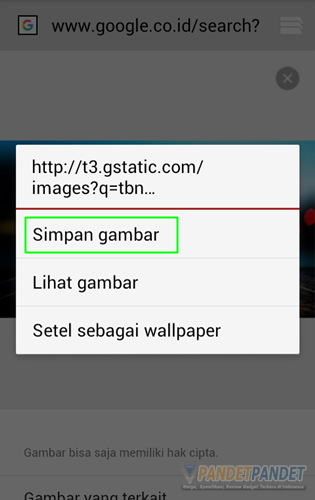 Cara Download Gambar Dari Google Image di Android