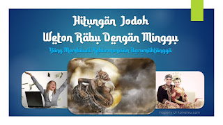 perhitungan jodoh weton rabu dengan minggu - kanalmu