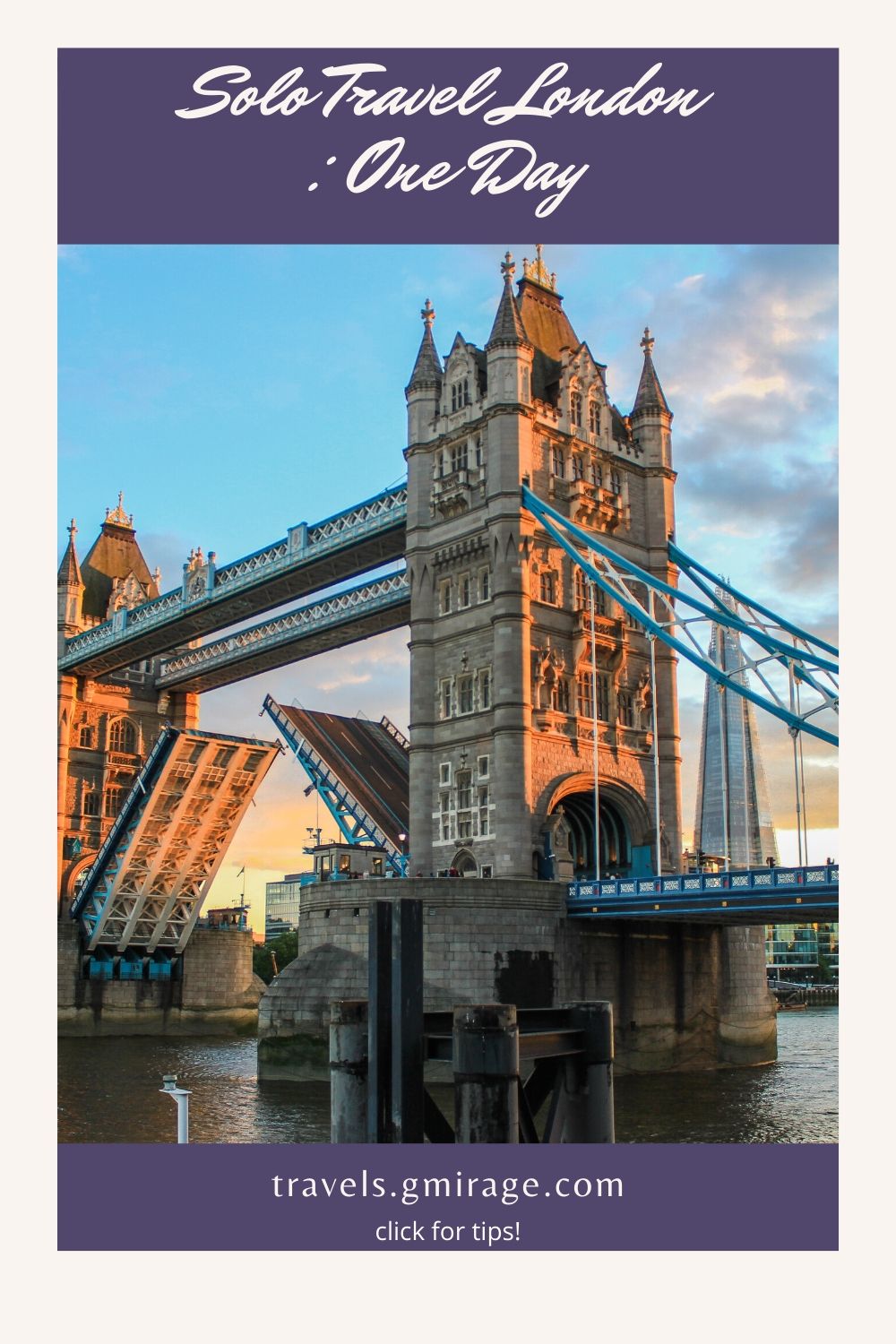 Solo Travel London: One Day