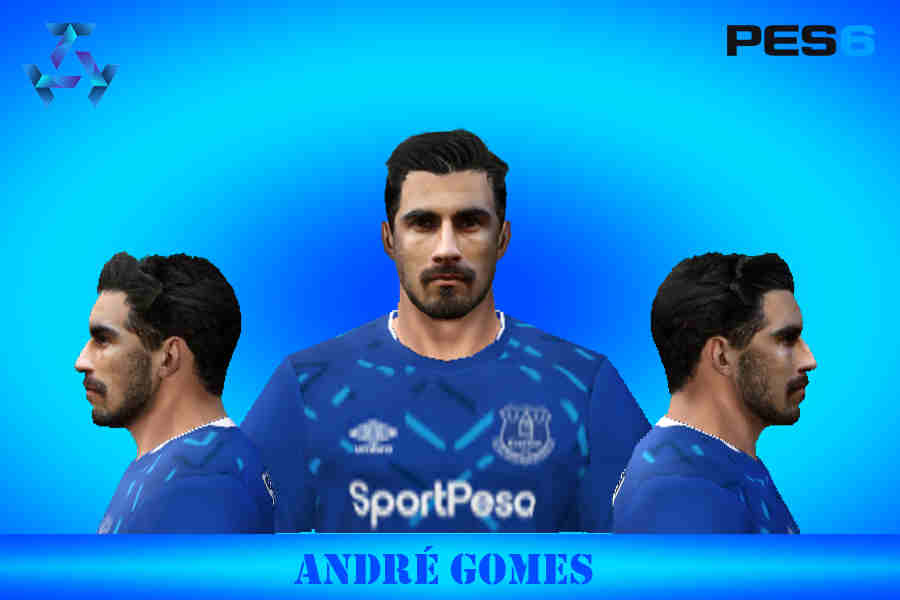 ultigamerz: PES 6 André Gomes (Everton FC) Face 2020