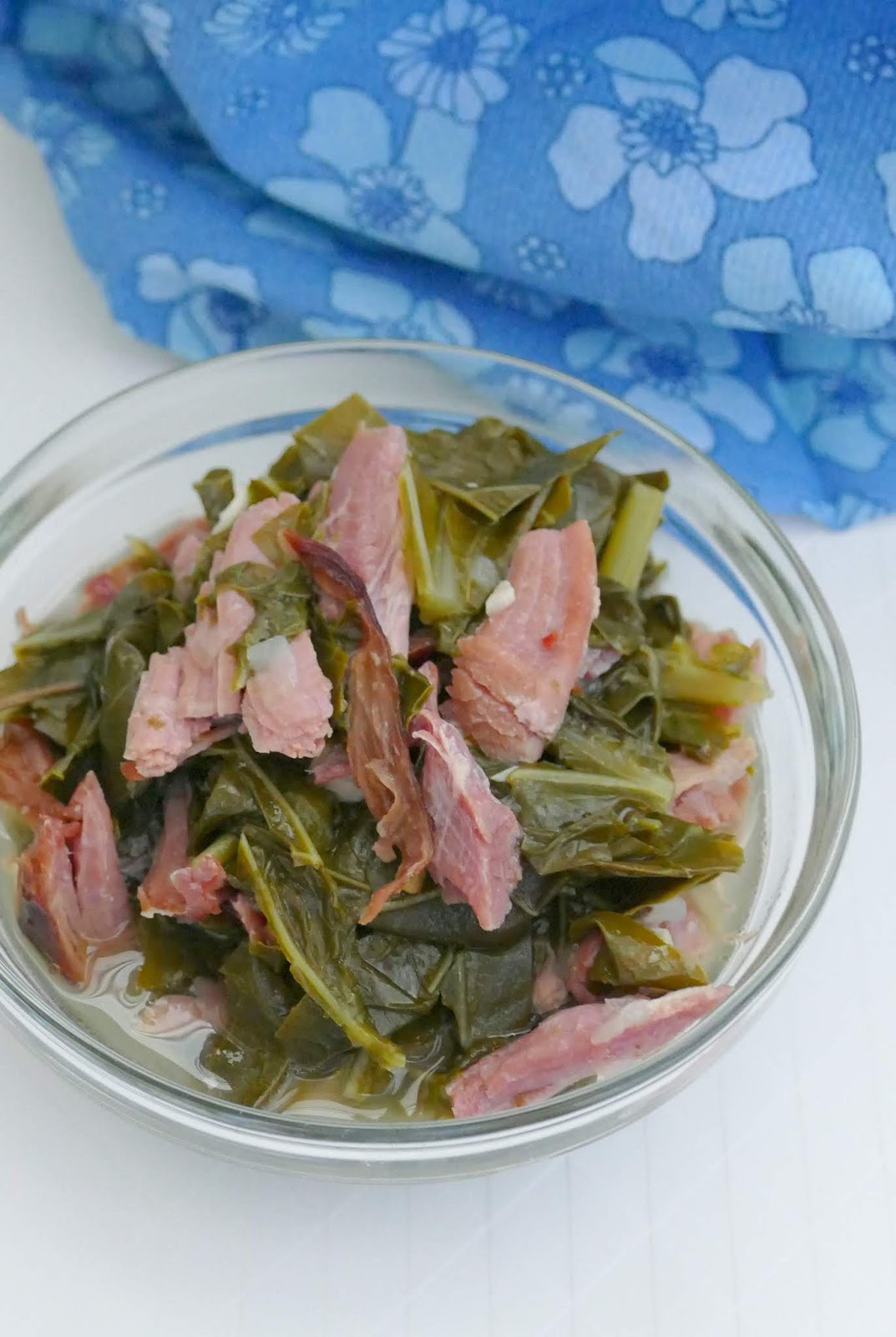 Collard or Turnip Greens with Smoked Turkey Leg Recipe